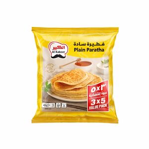 Al Kabeer Plain Paratha 400 Gr Pack Of 3
