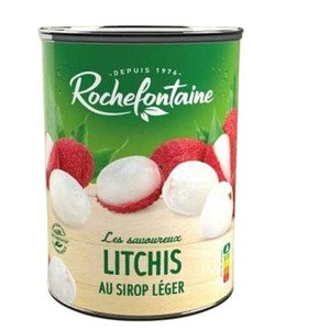 Rochefontaine Litchis Au Sirop Leger La Boîte 565G
