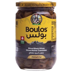 Boulos Sliced Black Olives 650G