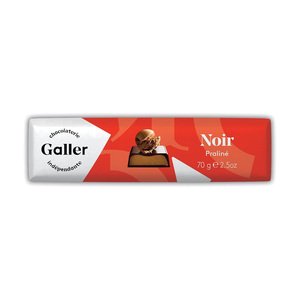 Galler Chocolate Bars Dark Praline 42G