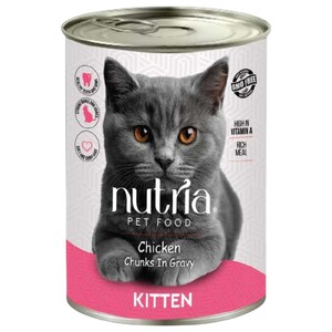 Nutria Cat Wet Chunks Kitten Chicken 400G