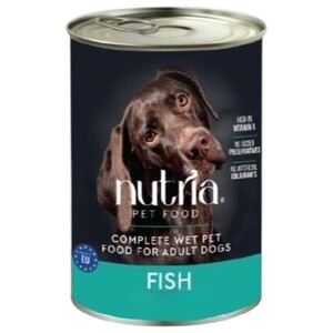 Nutria Dog Wet Food Chunks Fish 415G