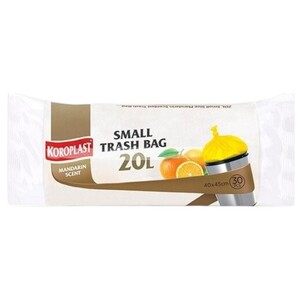 Koroplast Trash Bag Tie Mandarine Small 20L 30 Pieces