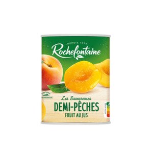 Rochefontaine Demi Pêche Fruit Au Sirop 420G