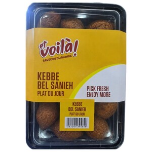 Et Voilà! Kebbe Bel Sanieh Plat Du Jour
