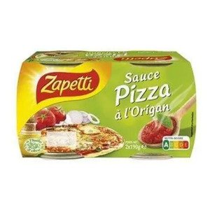 Zapetti Grossiste Sauce Pizza Origan 2X190g
