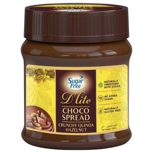 Sugar Free D'lite Chocolate Spread Crunchy Quinoa Hazelnut 300G