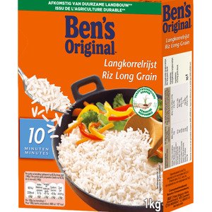 Ben S Original Riz Long Grain 10 Minutes Vrac 1Kg
