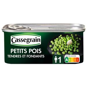 Cassegrain Petits Pois Tendres Et Fondants 140G