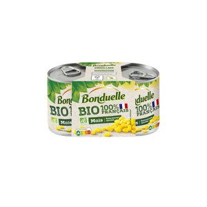 Bonduelle Maïs Sans Sucre Ajoutes Bio 2X140g