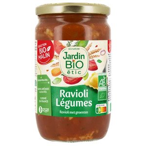 Jardin Bio Ravioli Aux Legumes Bocal 675G