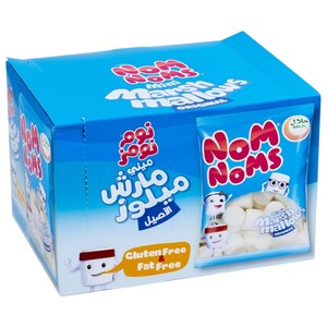 Nom Noms Mini Marshmallows Original Gluten Free & Fat Free 22G X12