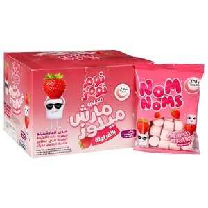 Nom Noms Mini Marshmallows Strawberry 22G X12