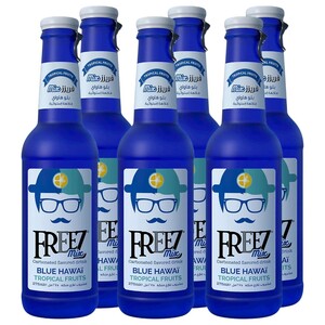 Freez Mix Carbonated Drink Blue Hawai 275Ml X6