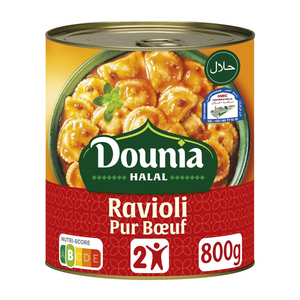 Dounia Halal Pure Beef Ravioli