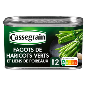 Cassegrain 5 Fagot Haricot Vert Liens Poire 220G
