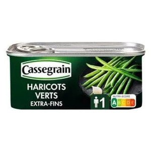 Cassegrain Haricots Verts Extra Fins 110G