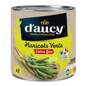 D Aucy Haricots Verts Extra Fins 220G