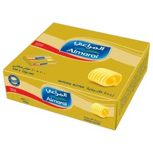 Almarai Natural Butter Unsalted 10G X100