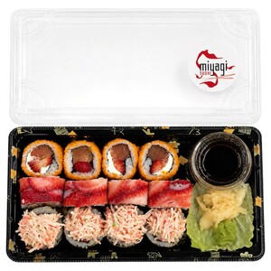 Miyagi Set Of Sushi Mix 12 Pieces