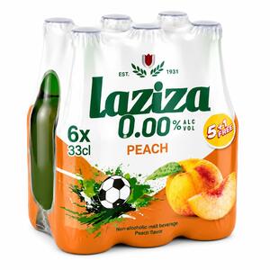 Laziza Drink Peach 6*330Ml