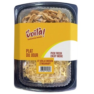 Et Voilà! Chicken Stroganoff Plat Du Jour