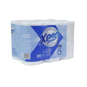 Xpert Toilet Paper 2 Ply 200 Sheets X12