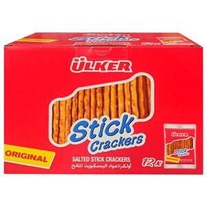 Ulker Salted Stick Crackers 30G X12