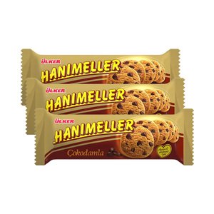 Ulker Cookies Chocolate Chip Cokodamla Hanimeller 82G X3