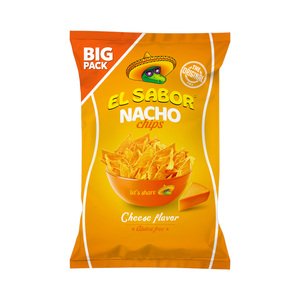 El Sabor Chips Nacho Cheese 180G