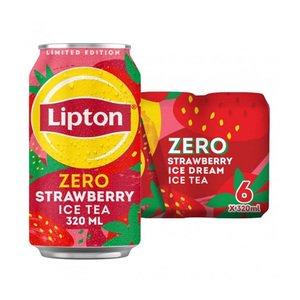 Lipton Ice Tea Strawberry Dream Zero Can 320Ml 5+1 Free