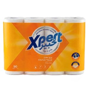 Xpert Kitchen Roll 2 Ply 90 Sheets X 4 Pcs