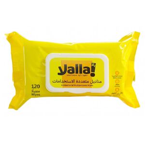 Yalla! Cleaning Wipes 120 Sheets