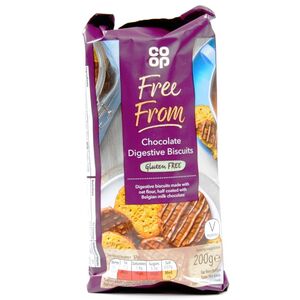 Co Op Free From Chocolate Digestives 166 Gr