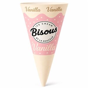 Bisou Ice Cream Cone Vanille 180Ml