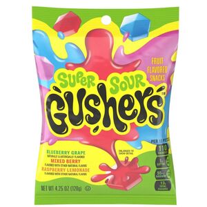 Gusher Sour Blueberry, Grape, Raspberry 120 Gr