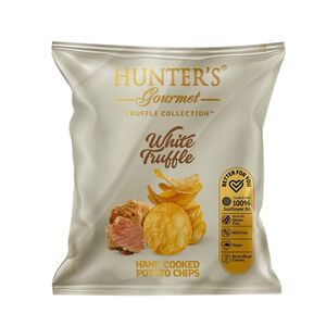 Hunter's Gourmet Hand Cook White Truffle Potato Chips 40 Gr