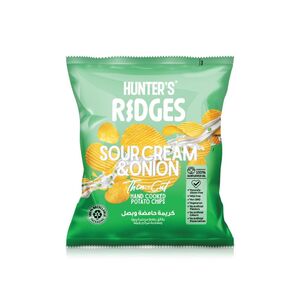 Hunter's Ridges Sour Cream & Onion Potato Chips 40 Gr