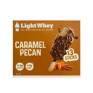 Light Whey Caramel Pecan Ice Cream 3 X 120 Ml