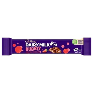 Cadbury Dairy Milk Bubbly Strawberry 27G
