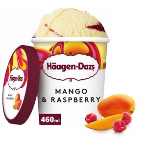 Haagen Dazs Mango Raspberry Ice Cream 460 Ml