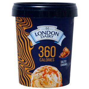 London Dairy Tube Salted Caramel Low Calories Ice Cream 473 Ml