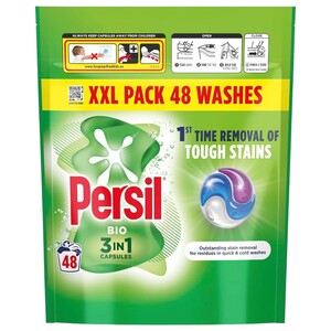 Persil 3In1 Laundry Capsules Touch Stains Bio 48 Washes