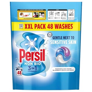 Persil 3In1 Laundry Capsules Sensitive Skin 48 Washes