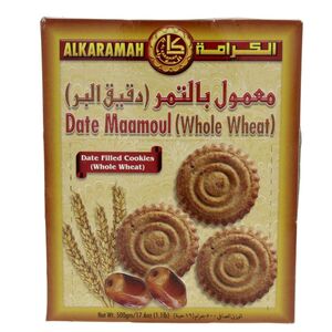 Al Karama Whole Wheat Date Maamoul 500 Gr