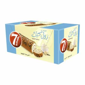 7 Days Swiss Roll Double Vanilla 20 Gr X12