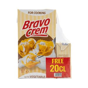 Bravo Cooking Cream1 Liter +200 Ml Free