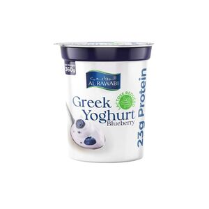 Al Rawabi Blueberry Greek Yoghurt 360 Gr