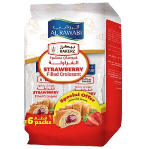 Al Rawabi Strawberry Croissant 6 X 55 Gr Price Offer