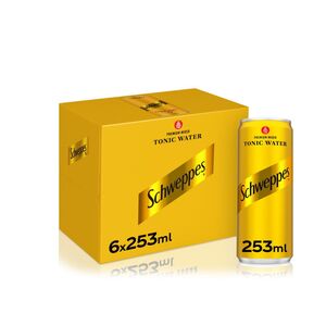 Schweppes Tonic Water Mixer 253 Ml X6